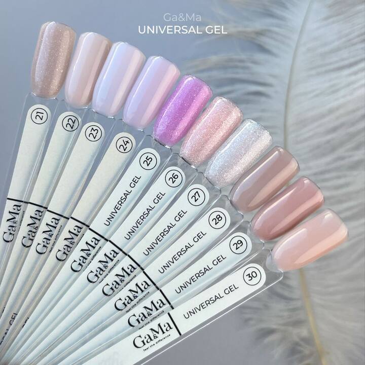 GA&MA. Universal gel 27, гель без опилу, рідкий, 15 ml #4