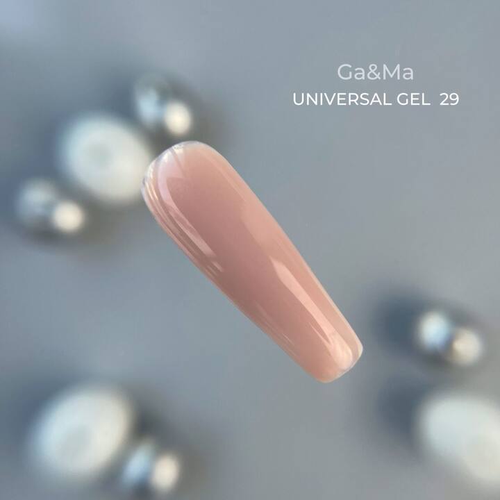 GA&MA. Universal gel 29, гель без опилу, рідкий, 15 ml #2