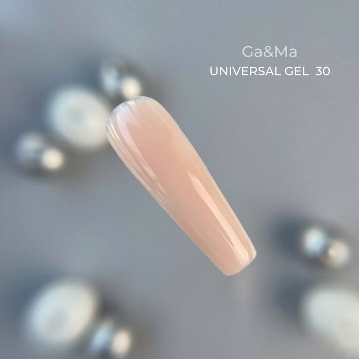 GA&MA. Universal gel 30, builder gel sans limage, liquide, 30 ml #2
