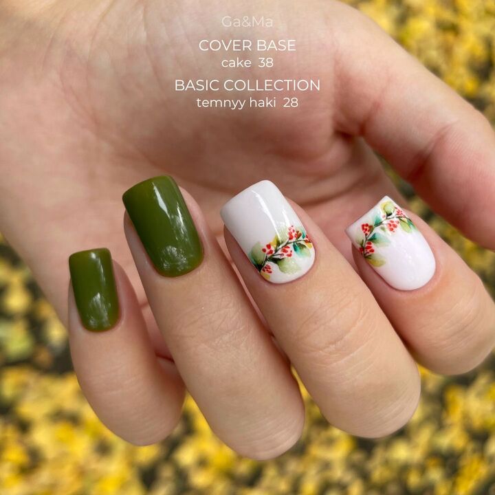 GA&MA. Gel polish #28 KHAKI, 10 ml, гель-лак, темний хакі #4