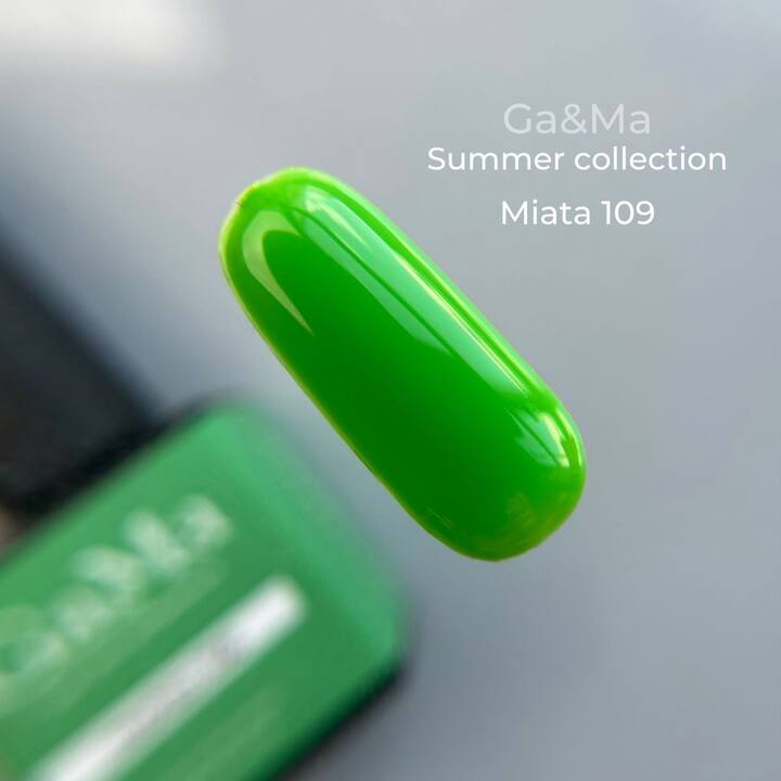 GA&MA. Gel polish #109 MINT, 10 ml, гель-лак, М'ята #2