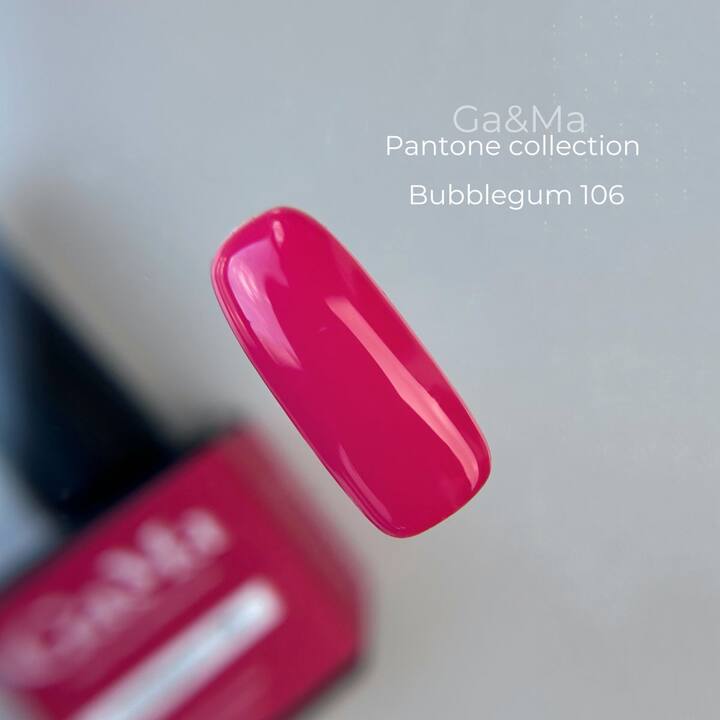 GA&MA. Gel polish #106 BUBBLEGUM, 10 ml, gel polish #5