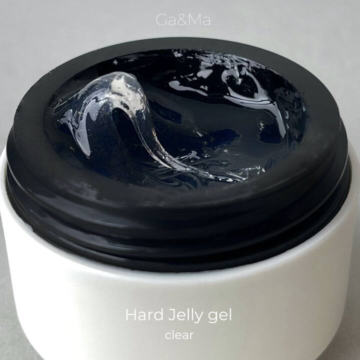 GA&MA. Hard Jelly Gel, Clear, 15 ml, гель-желе прозорий #2