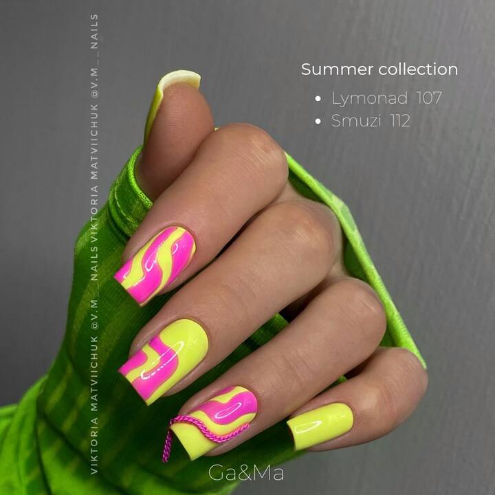 GA&MA. Gel polish #107 Lemonade, 10 ml, gel polish #6