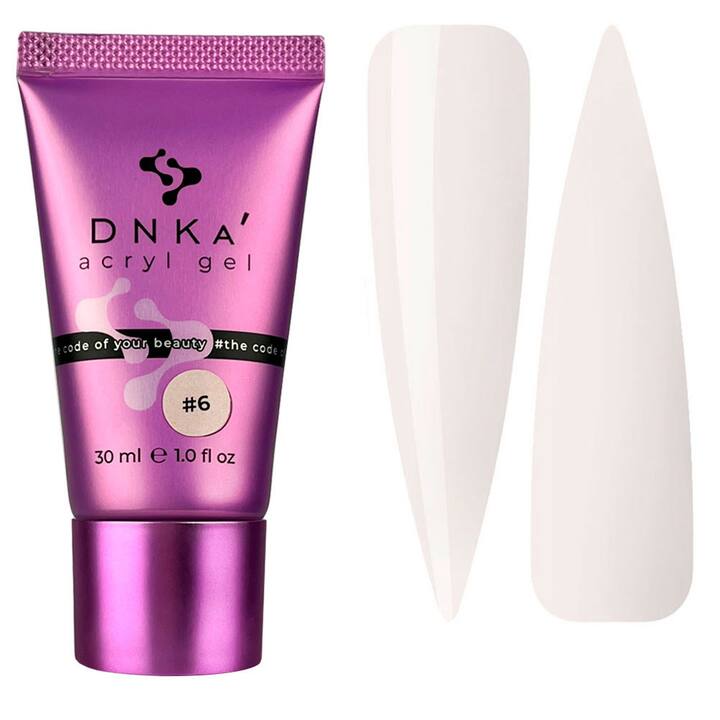 DNKa’ Аcryl Gel #0006 Creamy, светло-бежевый, 30 ml, акрилгель (тюбик) #1