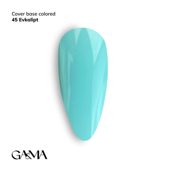 GA&MA. Colored base #45, Eucalyptus, 15 ml, base colorata, Eucalipto #1