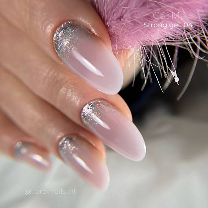 GA&MA. Strong builder gel, Lavender #004, 30 ml, гель без опилу, лавандовий #5