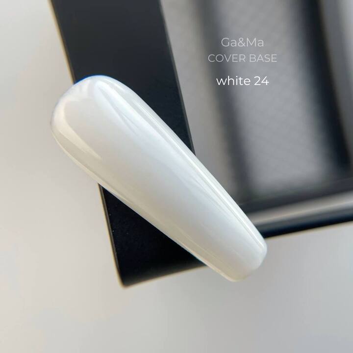 GA&MA. Cover base #24, WHITE, 30 ml #2