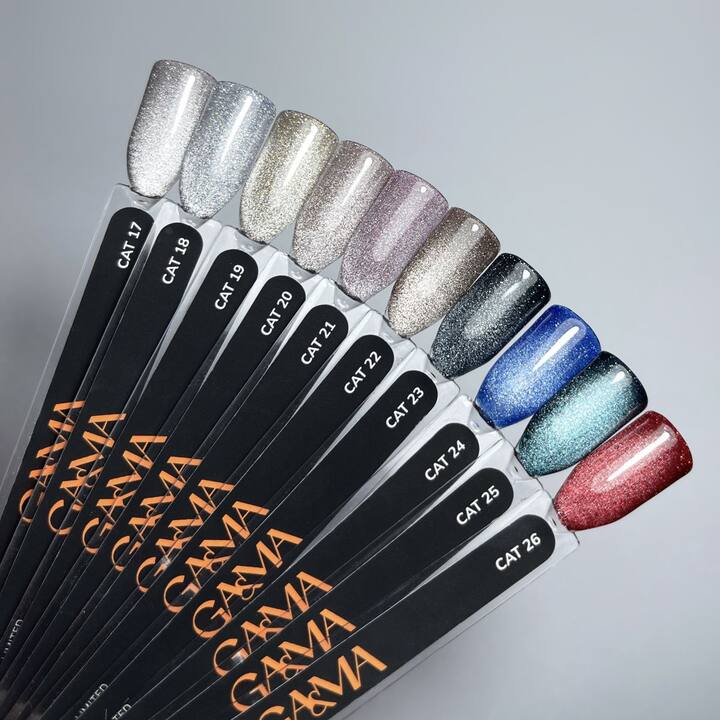 GA&MA. Gel polish Disco cat #19, гель-лак світловідбиваючий «Котяче око», 10 ml ( попередня упаковка) #4