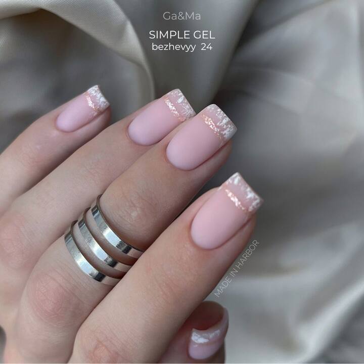 GA&MA. Simple builder gel #24 Beige, 15 ml, żel bez opiłowania, beżowy #6