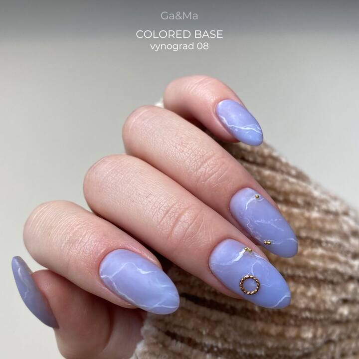 GA&MA. Colored base #8, UVA, base colorata, Uva, 15 ml #6