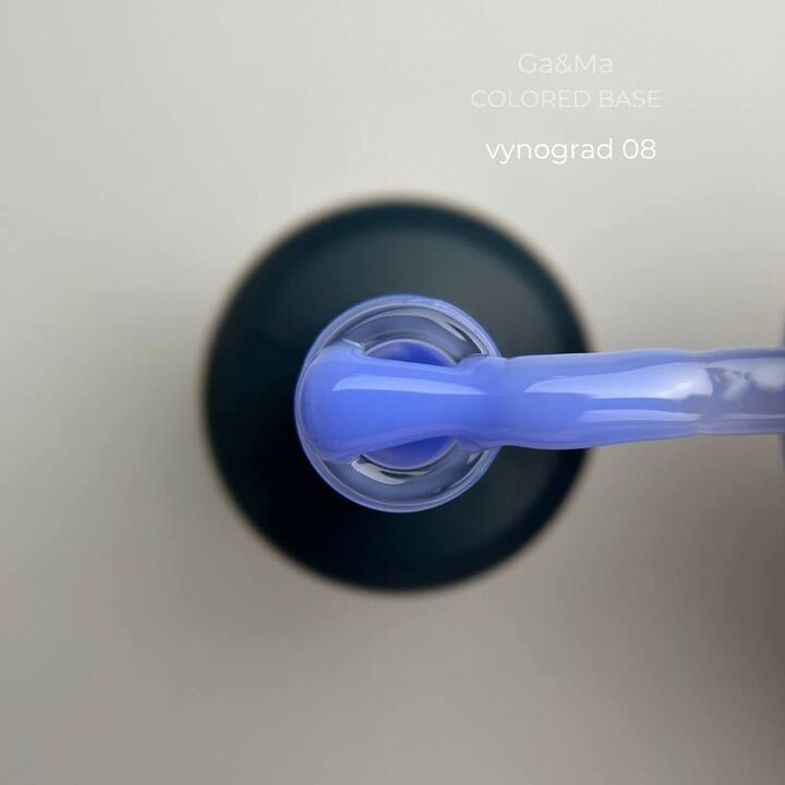GA&MA. Colored base #8, UVA, base colorata, Uva, 15 ml #4
