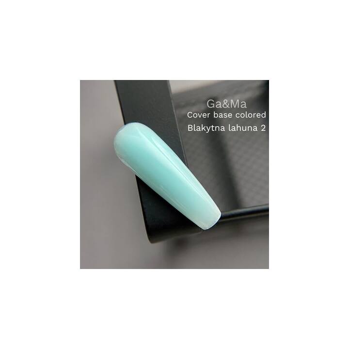 GA&MA. Colored base #2 Blue Lagoon, 15 ml, base colorida, lagoa azul #2