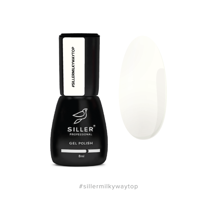 SILLER Top Milkyway, 8 ml, Топ молочний #1