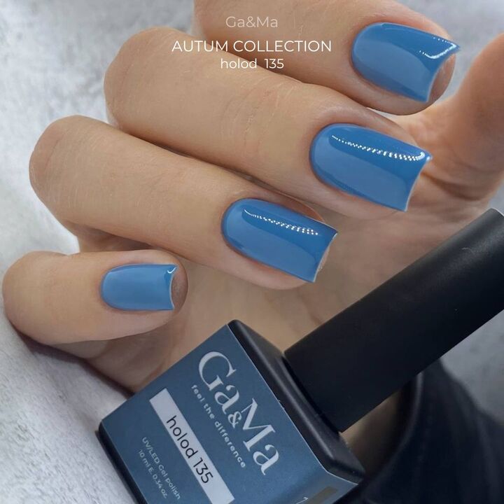 GA&MA. Gel polish #135 Cold, 10 ml, гель-лак, Холод #4