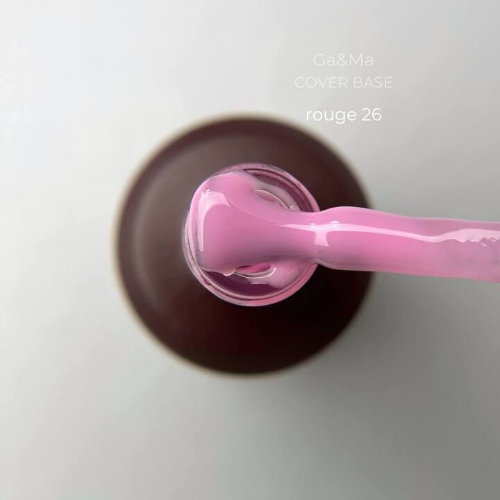 GA&MA. Cover base #26, ROUGE, 15 ml #4