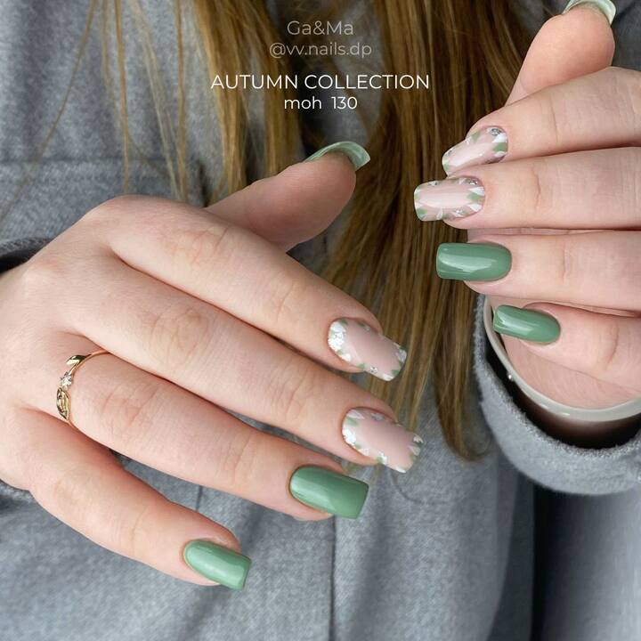 GA&MA. Gel polish #130 Moss, 10 ml, gel polish, musgo #10