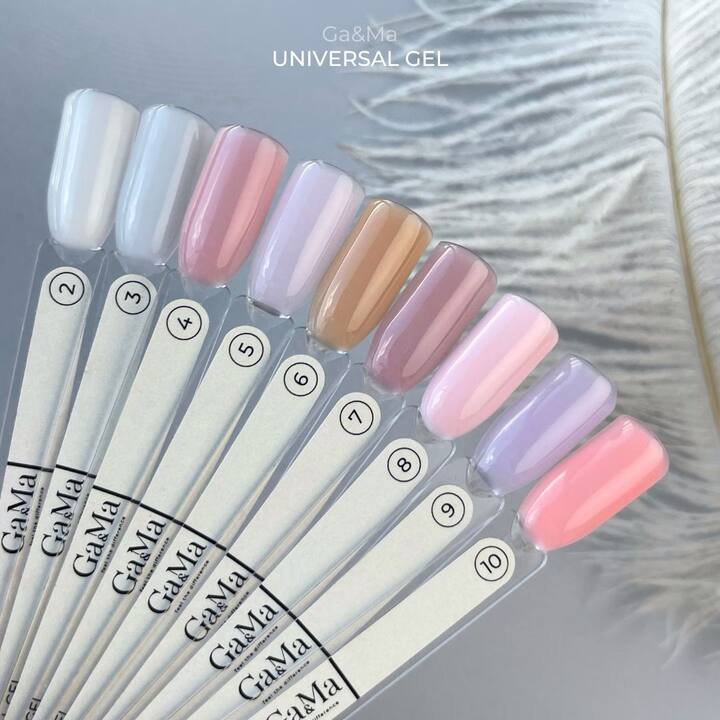 GA&MA. Universal gel 6, гель без опилу, рідкий, 15 ml #4
