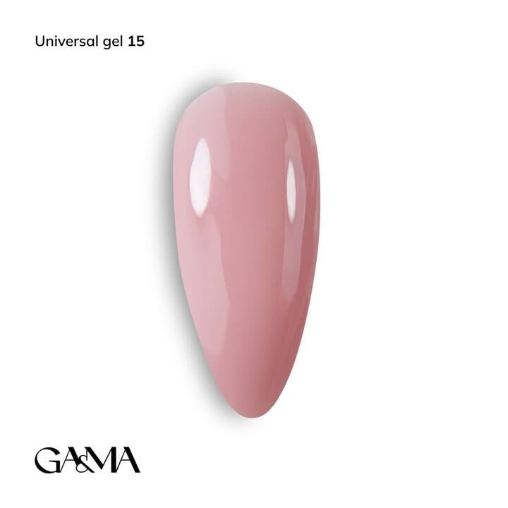 GA&MA. Universal gel #15, 30 ml, гель без опилу, рідкий #1