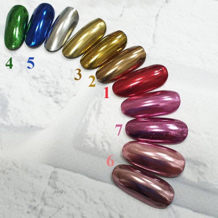 NAILAPEX Wcierka Chrom #7 Liliowy #1