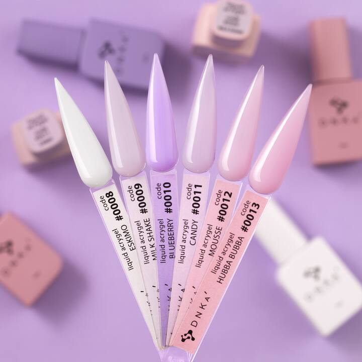 DNKa’ Liquid Acrygel #0009 Milkshake, 12 ml, рідкий гель #2