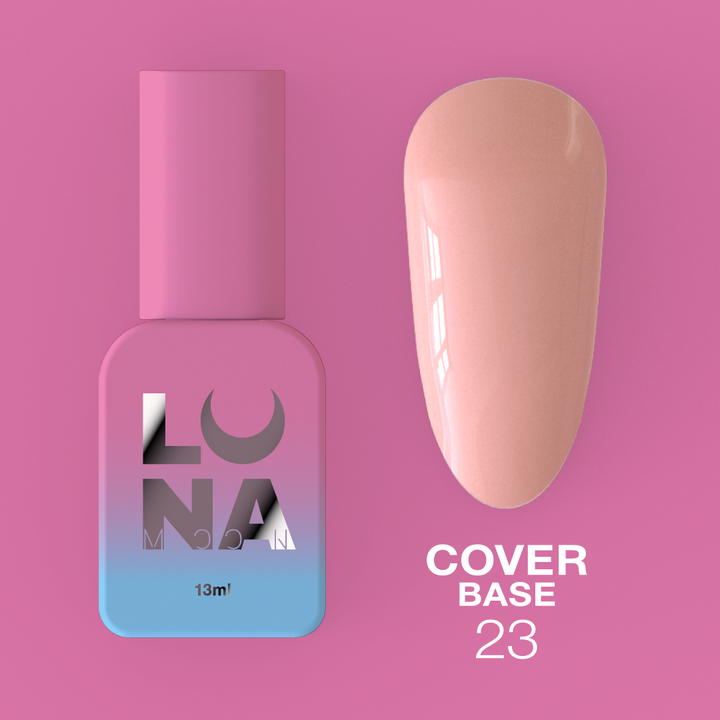 LUNAmoon. Cover Base #23, MILKY NUDE, 13 ml #2