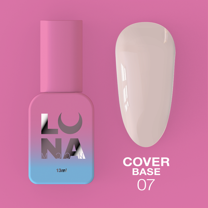 LUNAmoon. Cover Base #7, CREME BRULEE, 13 ml #2