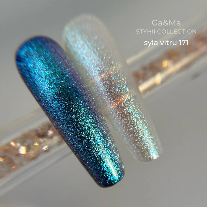 GA&MA. Gel polish #171 THE POWER of THE WIND, 10 ml, gel polish, Fuerza del viento #3