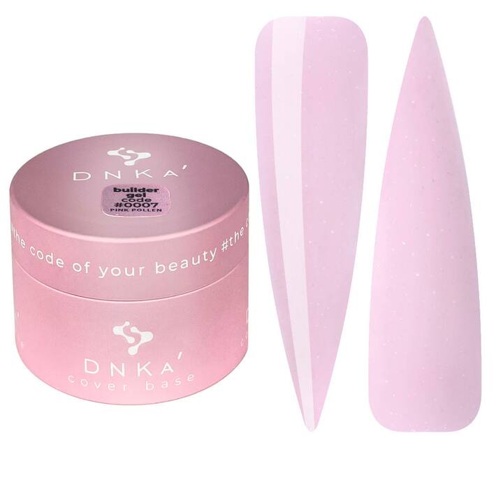 DNKa’ Builder Gel #0007 Pink Pollen, 30 ml, гель для моделювання #1
