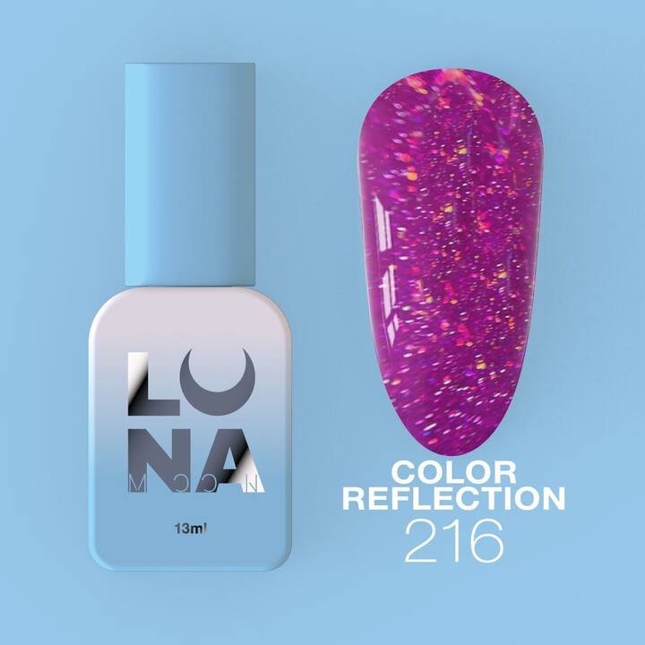 LUNAmoon. Reflection Gel Polish #216, 13 ml, gel polish réfléchissant #2