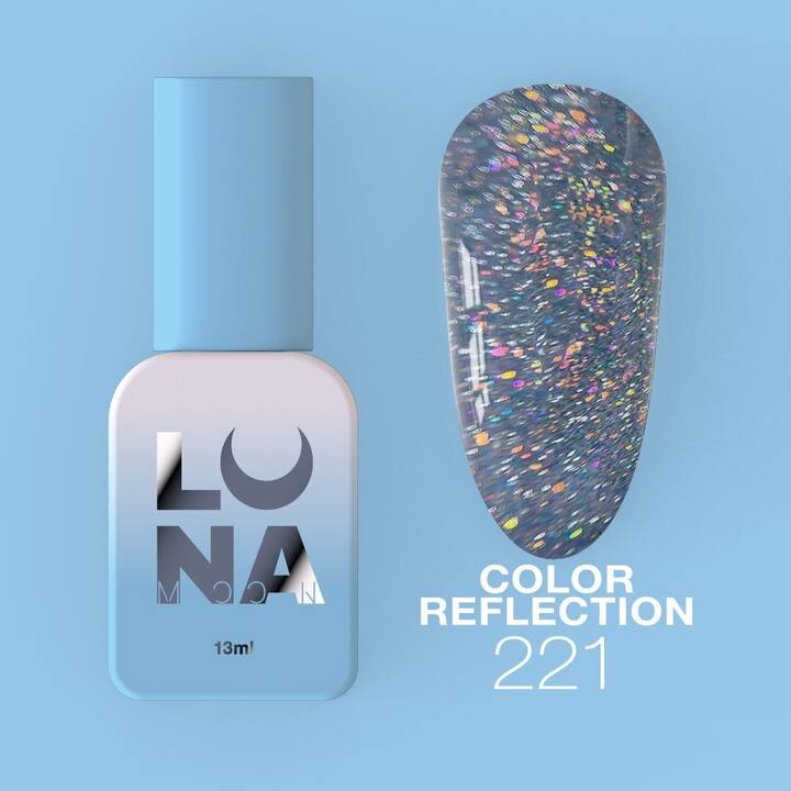 LUNAmoon. Reflection Gel Polish #221, 13 ml, gel polish réfléchissant #2
