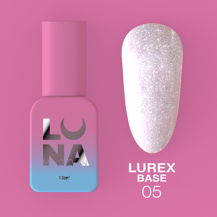 LUNAmoon. Lurex Base #05, Reflective, 13 ml, світловідбиваюча база #2