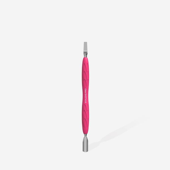 STALEKS. «Gummy» Spatula. Лопатка з силіконовою ручкою UNIQ 10 TYPE 5 (пушер округлий вузький + лопать широка пряма) #2
