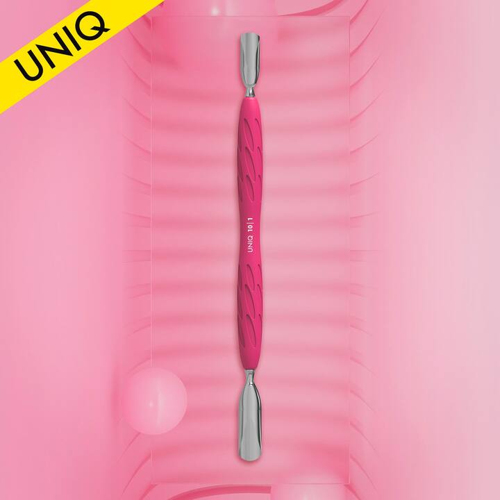 STALEKS. «Gummy» Spatula. Лопатка з силіконовою ручкою UNIQ 10 TYPE 1 (пушер округлий широкий + пушер округлий вузький) #5