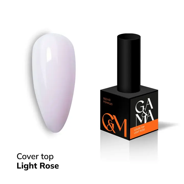 GA&MA. Cover Top Light rose, 10 ml, Camouflage-Top, Hellrosa #1