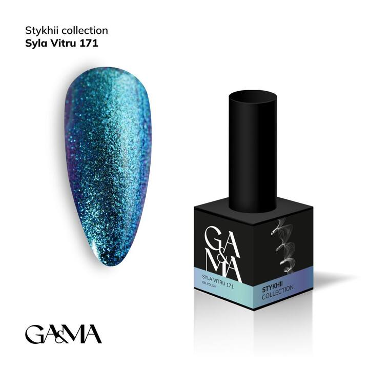GA&MA. Gel polish #171 THE POWER of THE WIND, 10 ml, gel polish, Fuerza del viento #1