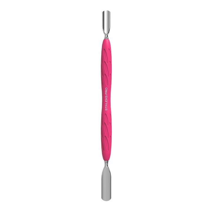 STALEKS. «Gummy» Spatula. Лопатка з силіконовою ручкою UNIQ 10 TYPE 1 (пушер округлий широкий + пушер округлий вузький) #1