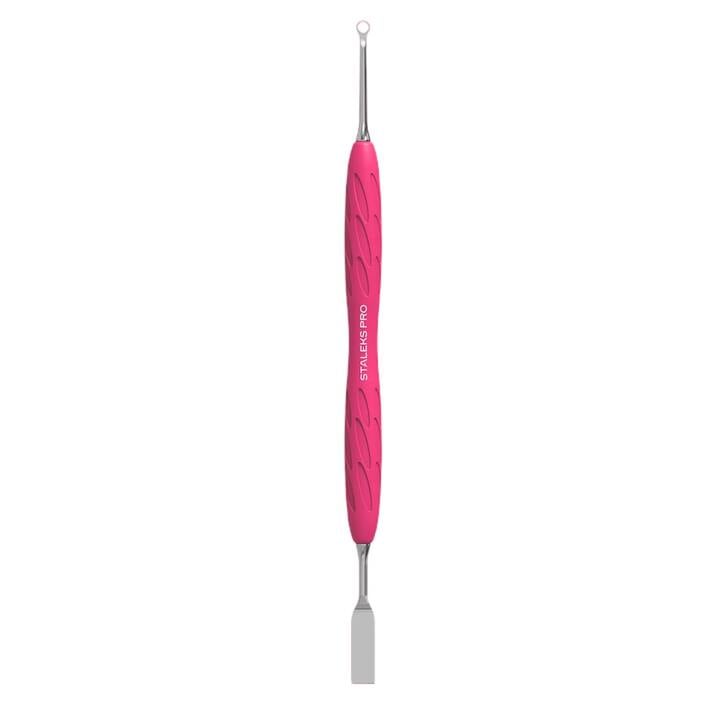 STALEKS. «Gummy» Spatula. Лопатка з силіконовою ручкою UNIQ 11 TYPE 1 (пушер плоский прямий + кільце) #1