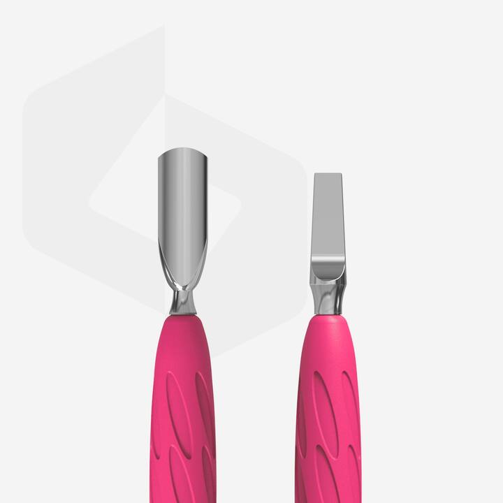 STALEKS. «Gummy» Spatula. Лопатка з силіконовою ручкою UNIQ 10 TYPE 5 (пушер округлий вузький + лопать широка пряма) #3