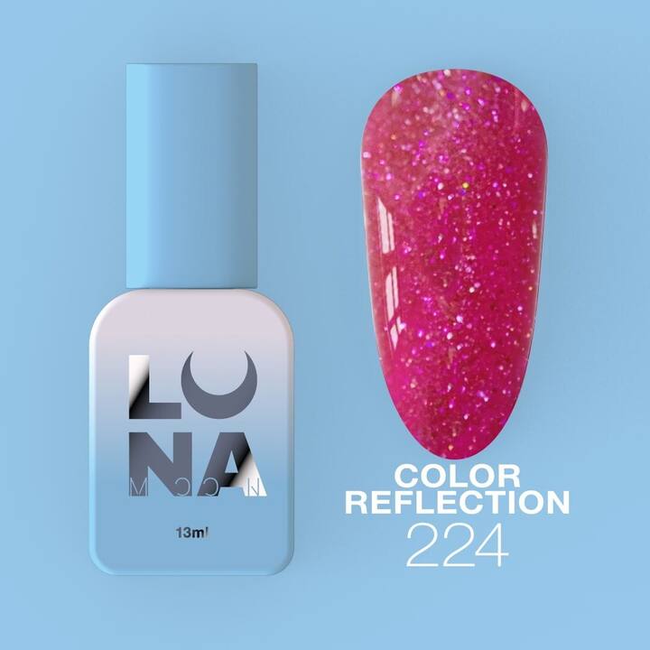 LUNAmoon. Reflection Gel Polish #224, 13 ml, gel polish réfléchissant #2