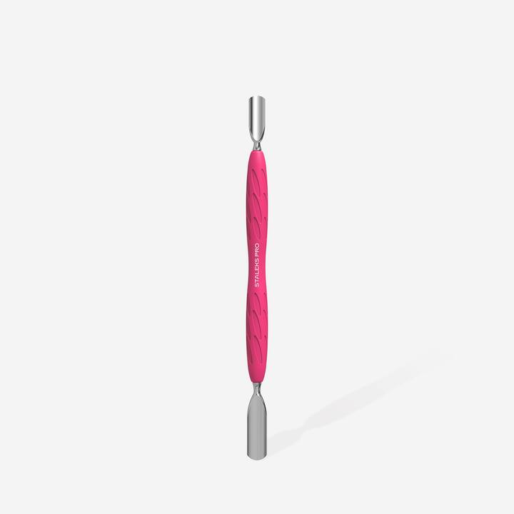 STALEKS. «Gummy» Spatula. Лопатка з силіконовою ручкою UNIQ 10 TYPE 1 (пушер округлий широкий + пушер округлий вузький) #2