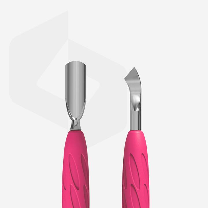 STALEKS. «Gummy» Spatula. Лопатка з силіконовою ручкою UNIQ 10 TYPE 4.2 (пушер округлий вузький + лопать відігнута) #3