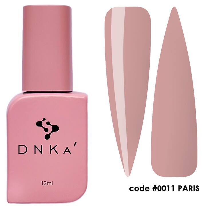 DNKa’ Cover Top, #0011 Paris, 12 ml, кольоровий топ без липкого шару #1