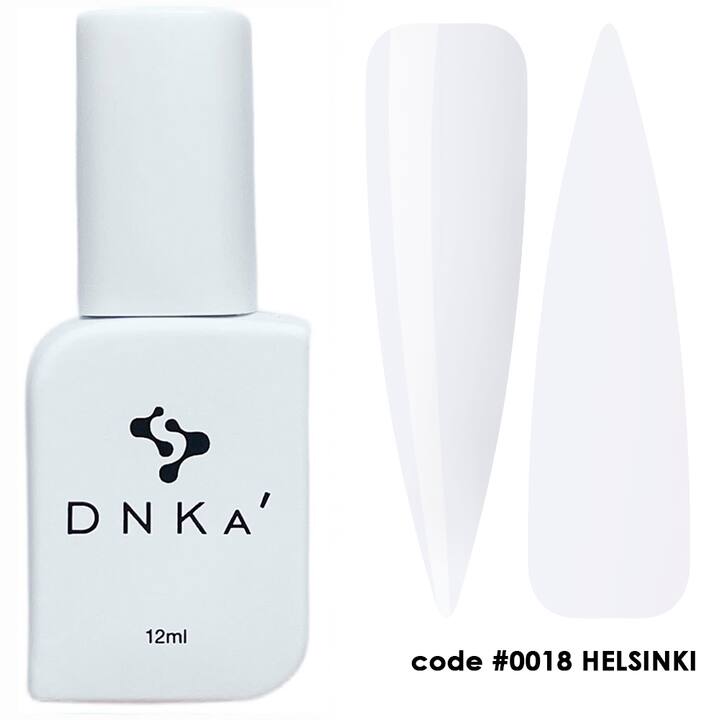 DNKa’ Cover Top, #0018 Helsinki, 12 ml, сніжно-білий топ без липкого шару #1