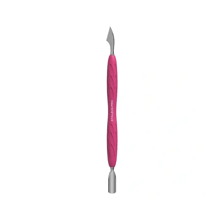 STALEKS. «Gummy» Spatula. Лопатка з силіконовою ручкою UNIQ 10 TYPE 3 (сокирка + пушер округлий вузький) #2
