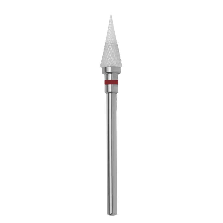 Фреза керамічна "КОНУС ГОСТРИЙ" червона, Ø 5.5 mm / робоча частина 13 mm #1