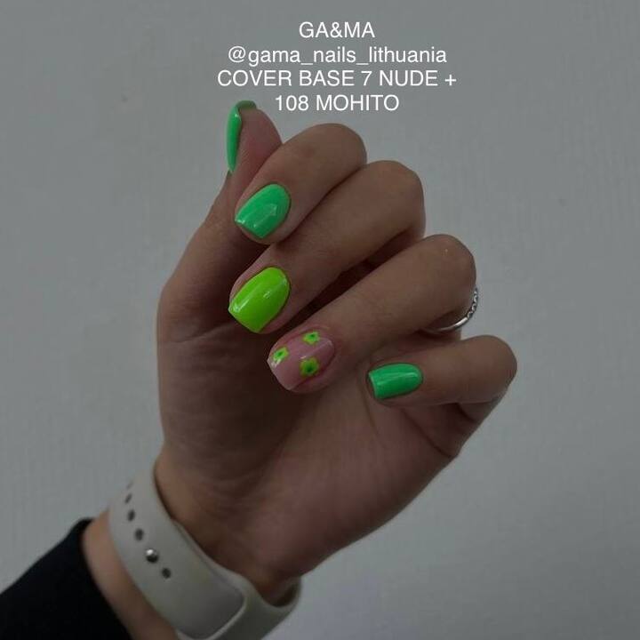 GA&MA. Gel polish #108 Mojito, 10 ml, гель-лак, Мохіто #6
