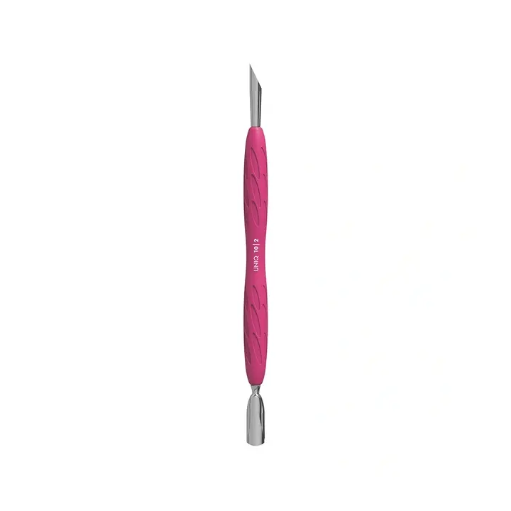 STALEKS. «Gummy» Spatula. Лопатка з силіконовою ручкою UNIQ 10 TYPE 2 (пушер скошений + пушер округлий вузький) #2