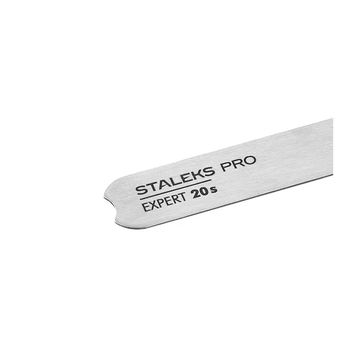 STALEKS. Base for abrasive files, 130 mm, EXPERT 20s, Основа металева КОРОТКА пряма для абразиву #3