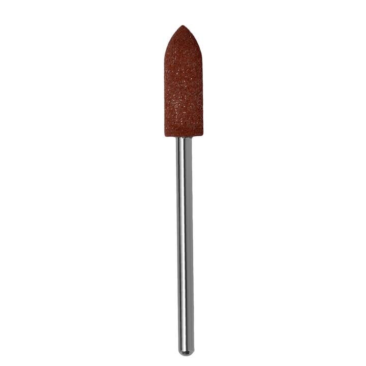 Fréza lešticí silikonová "VÁLEC ŠPIČATÝ" hnědá, Ø 5.5 mm — Silikonové frézy, NAILSMADE